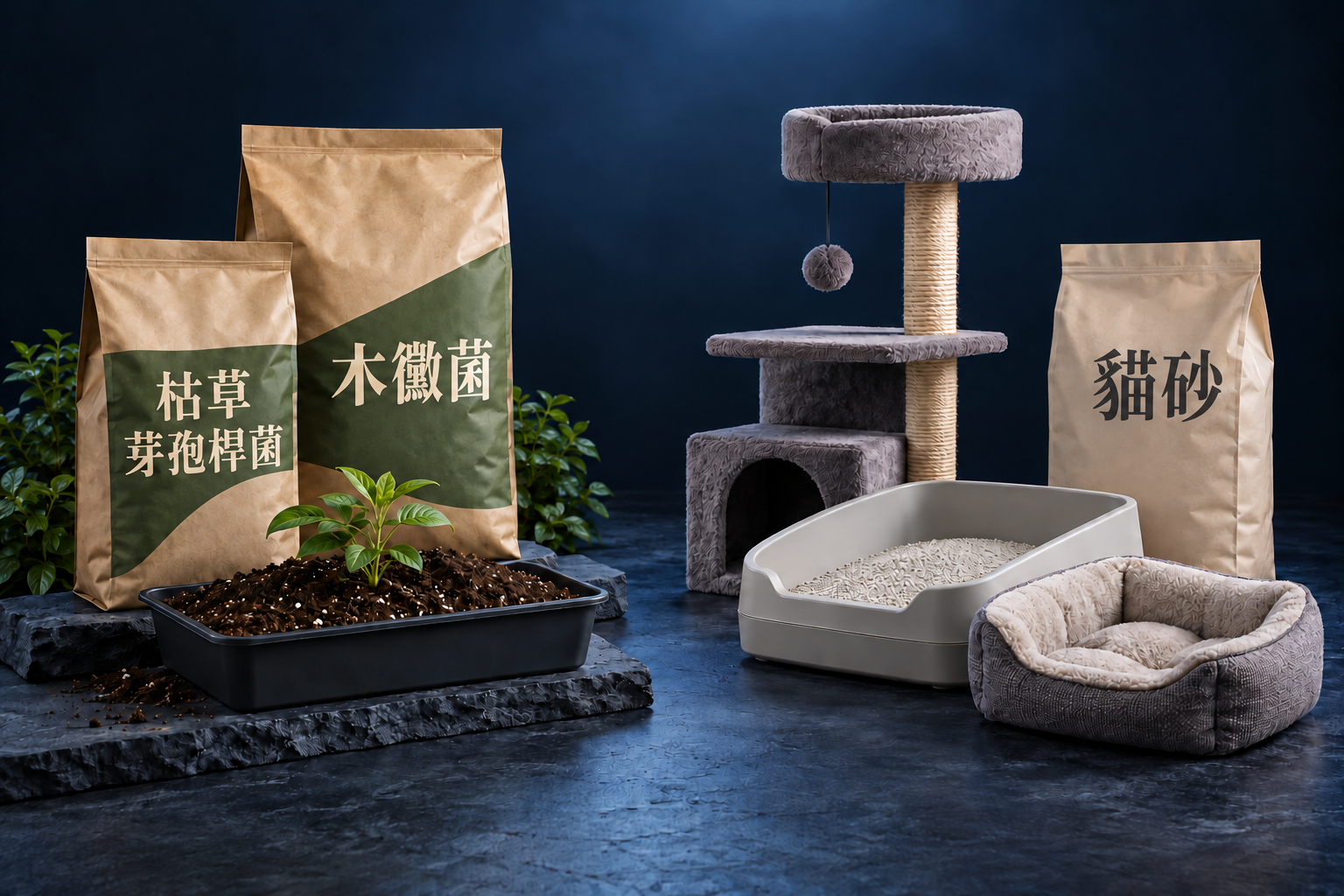 農用資材與寵物用品批發代理示意